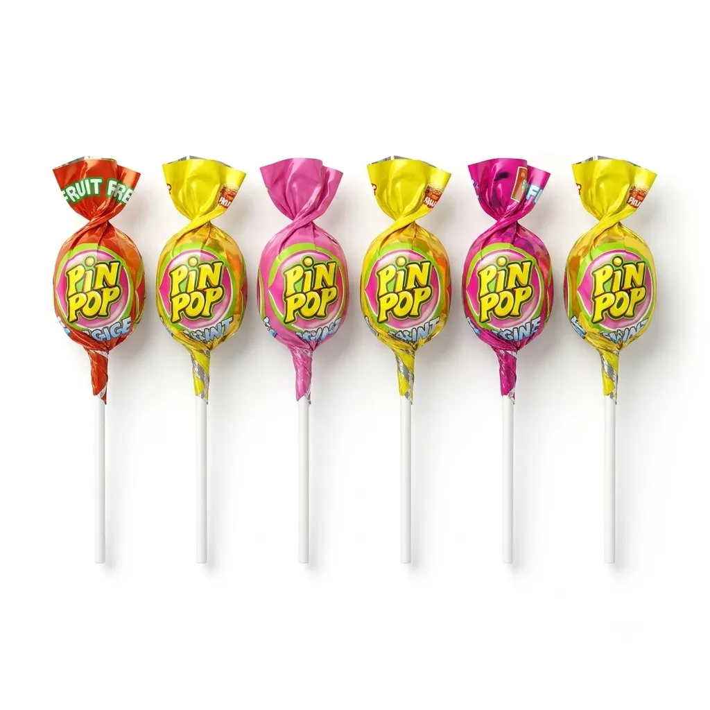 Chupa Pin Pop: Sabores Mixtos. 6 Unidades.