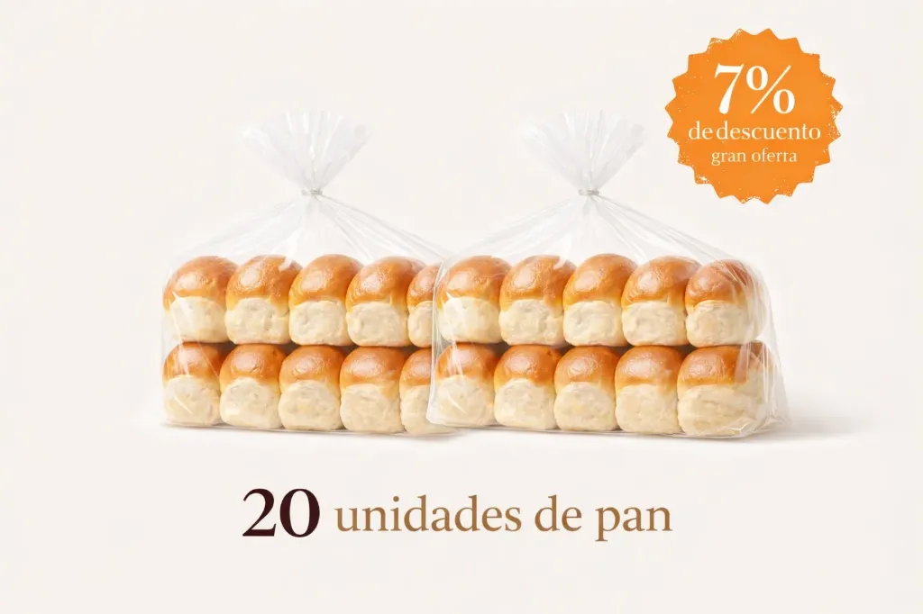 Pan de bola (20 Unidades) 7% Descuento