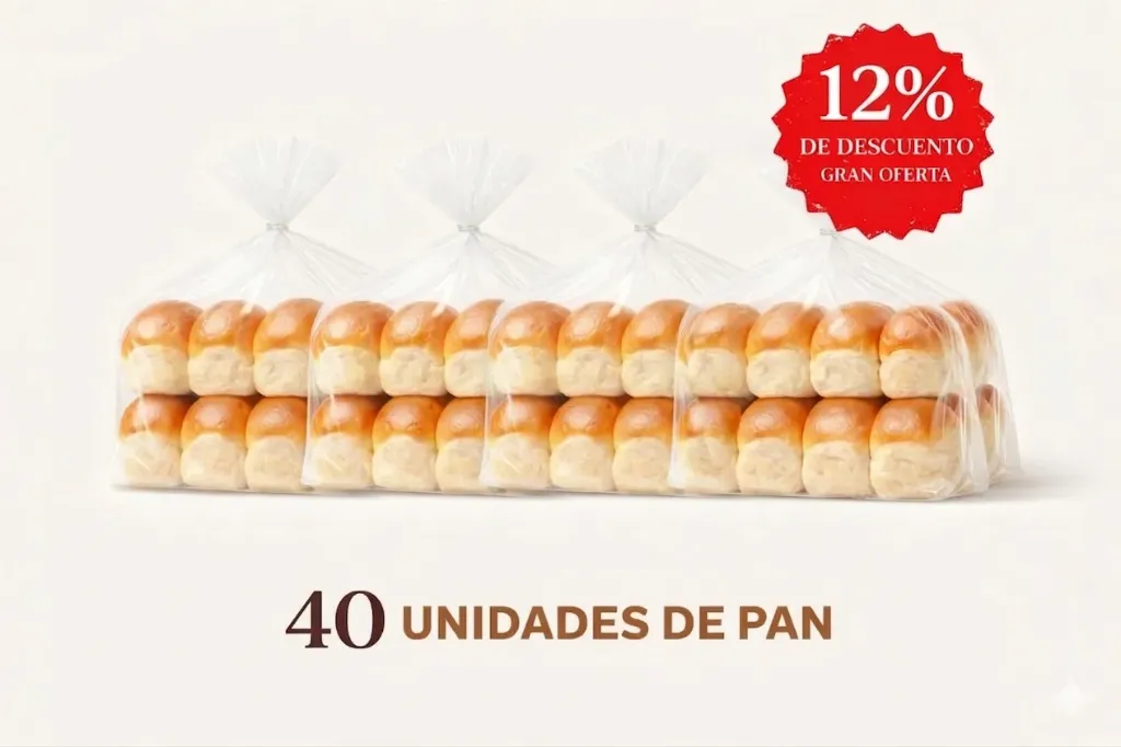 Pan de bola (40 Unidades) 12% Descuento